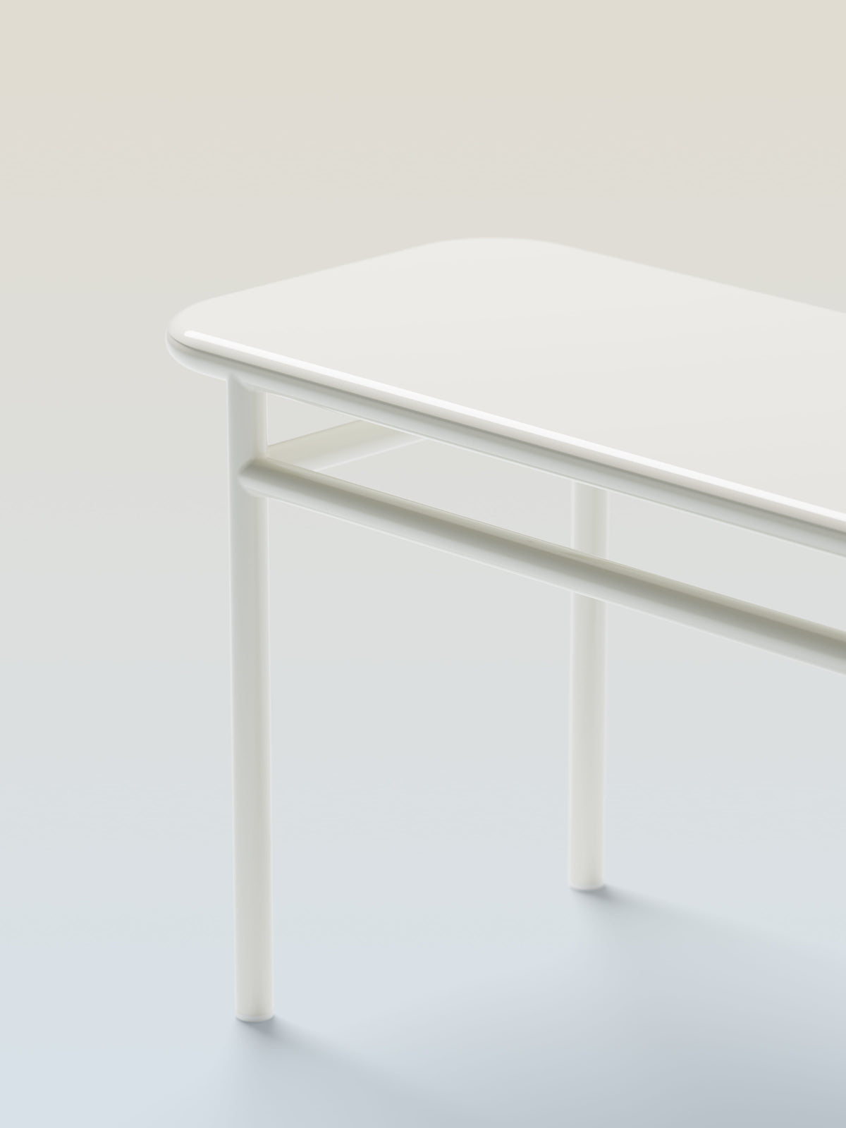 T37 160 Bench - Pure White