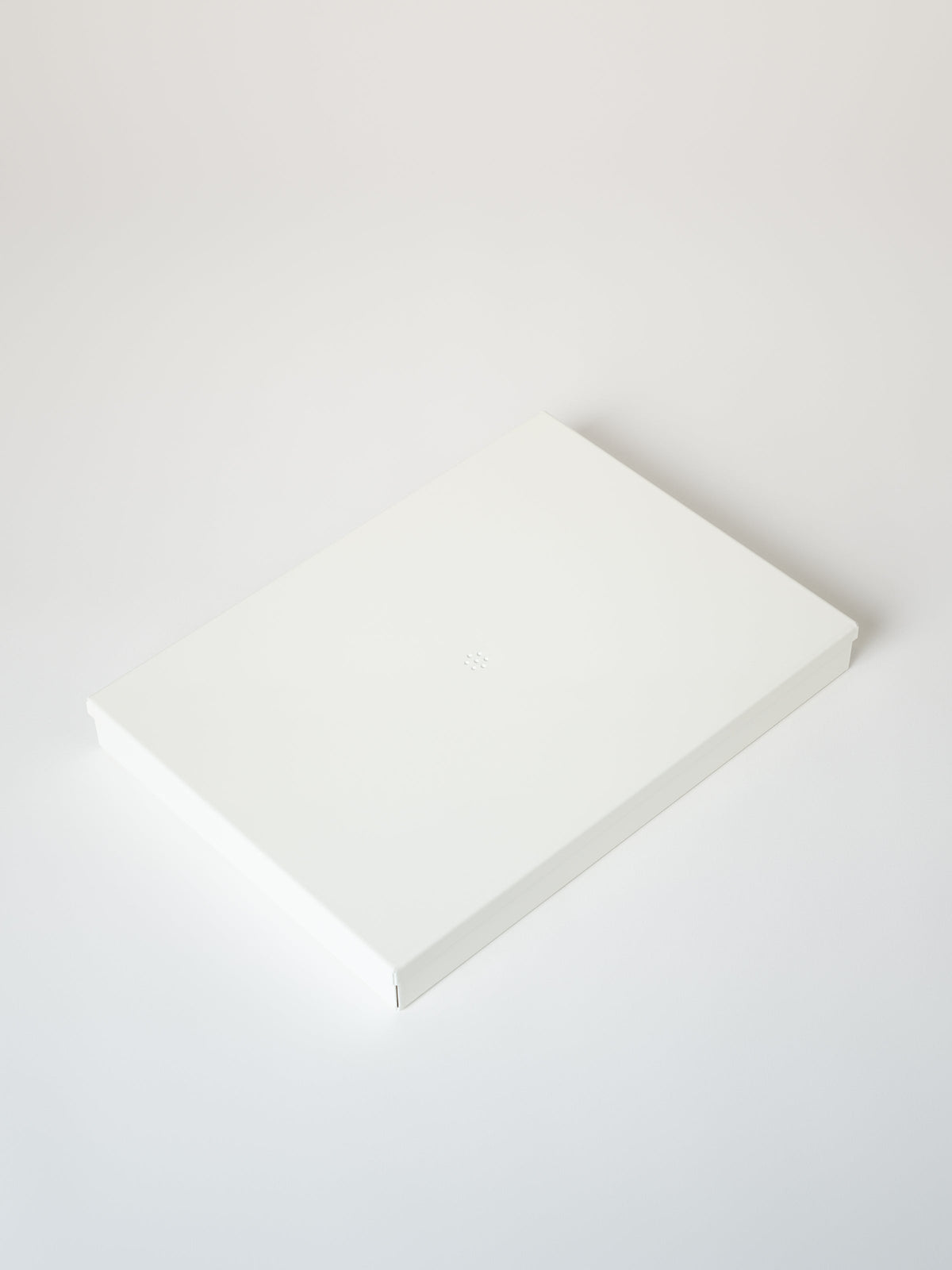 Metal Box Size L - Pure White
