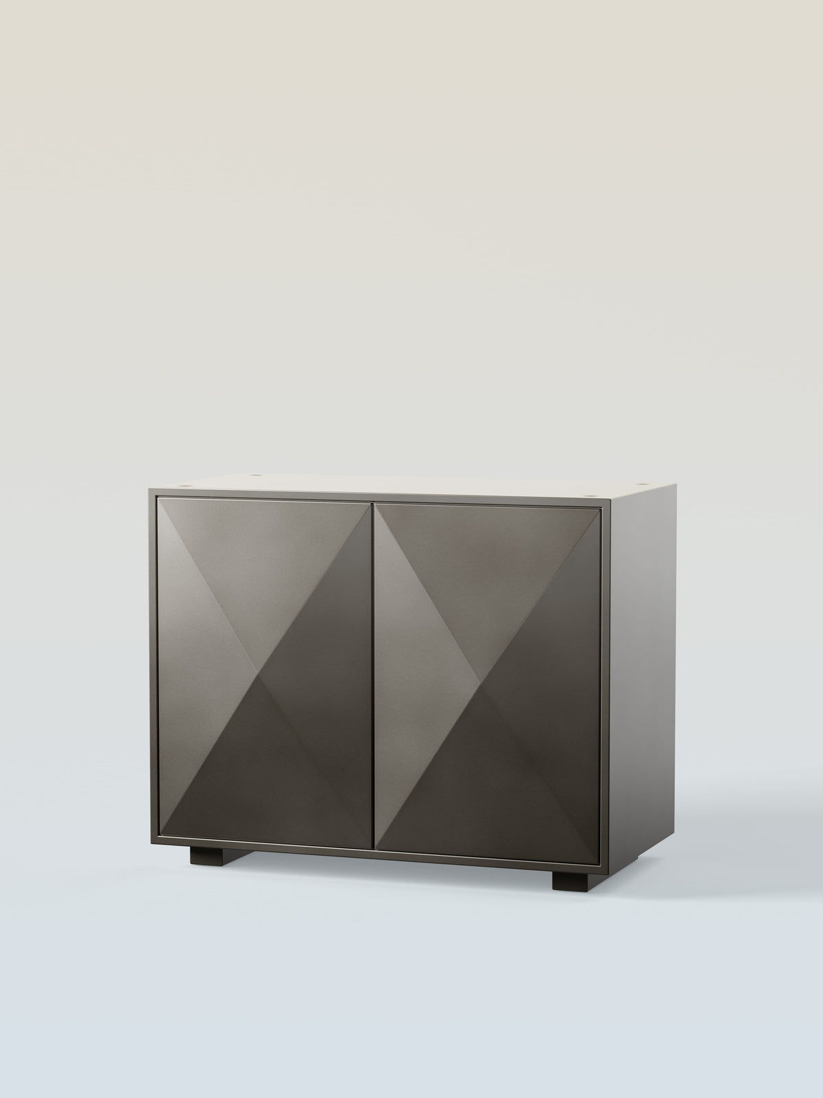 Diamond 2-Door Locker - Raw Varnished
