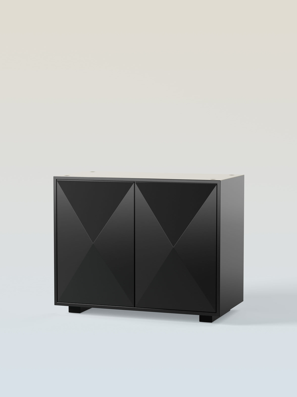 Diamond 2-Door Locker - Dark Black