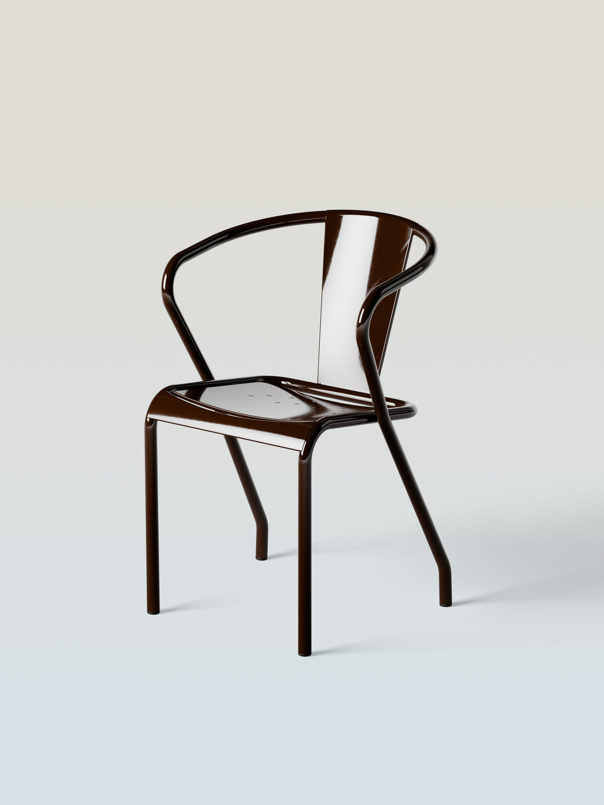 UD solid seat Armchair - Brown Black
