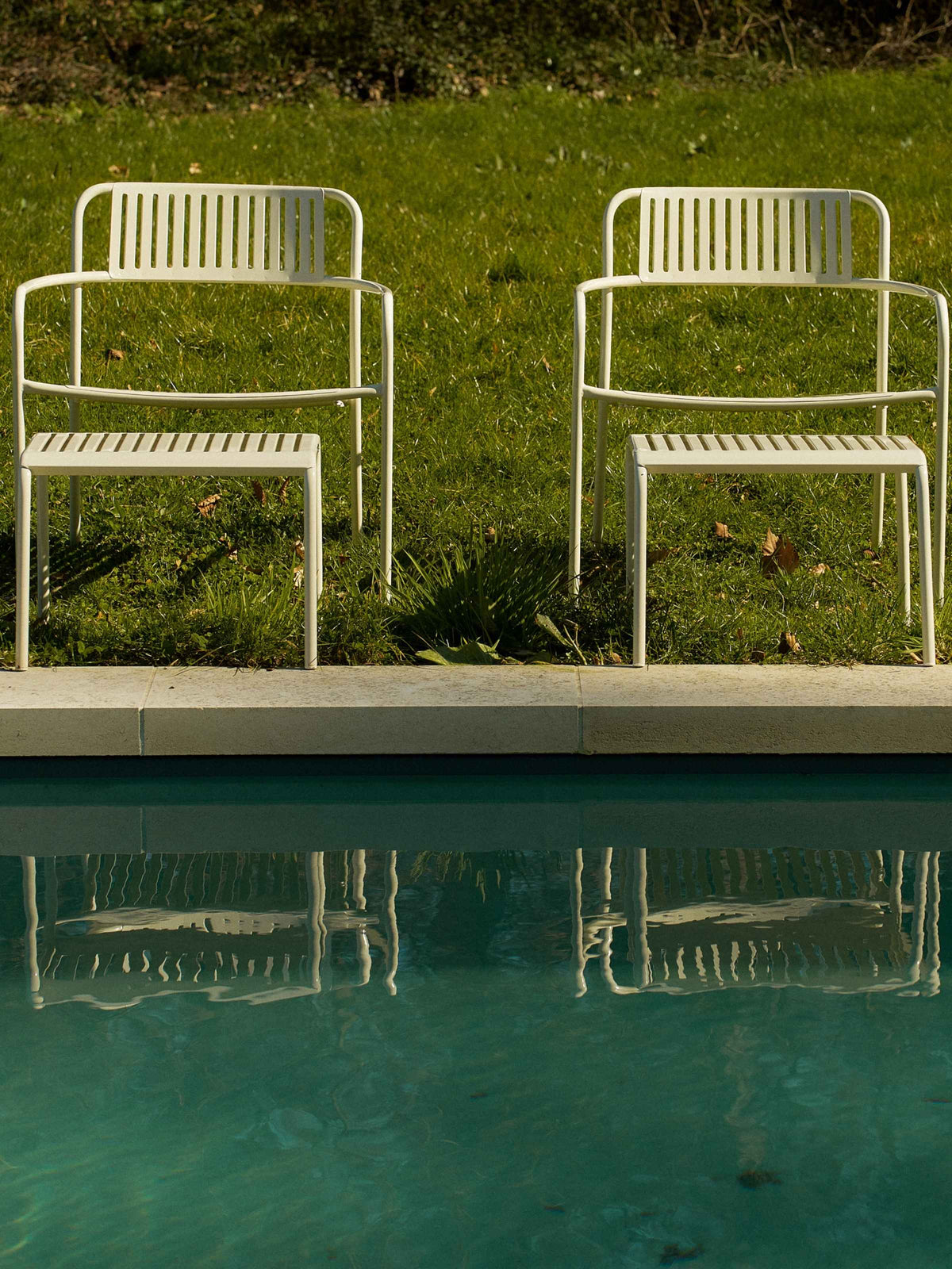 Patio Lounge Armchair - Pearly White