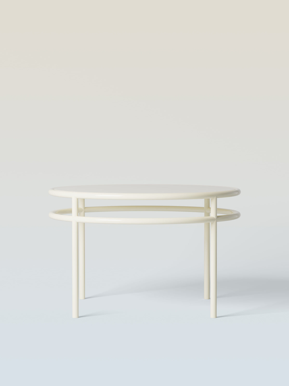 Épure Ø80 Coffee Table - Brown Green