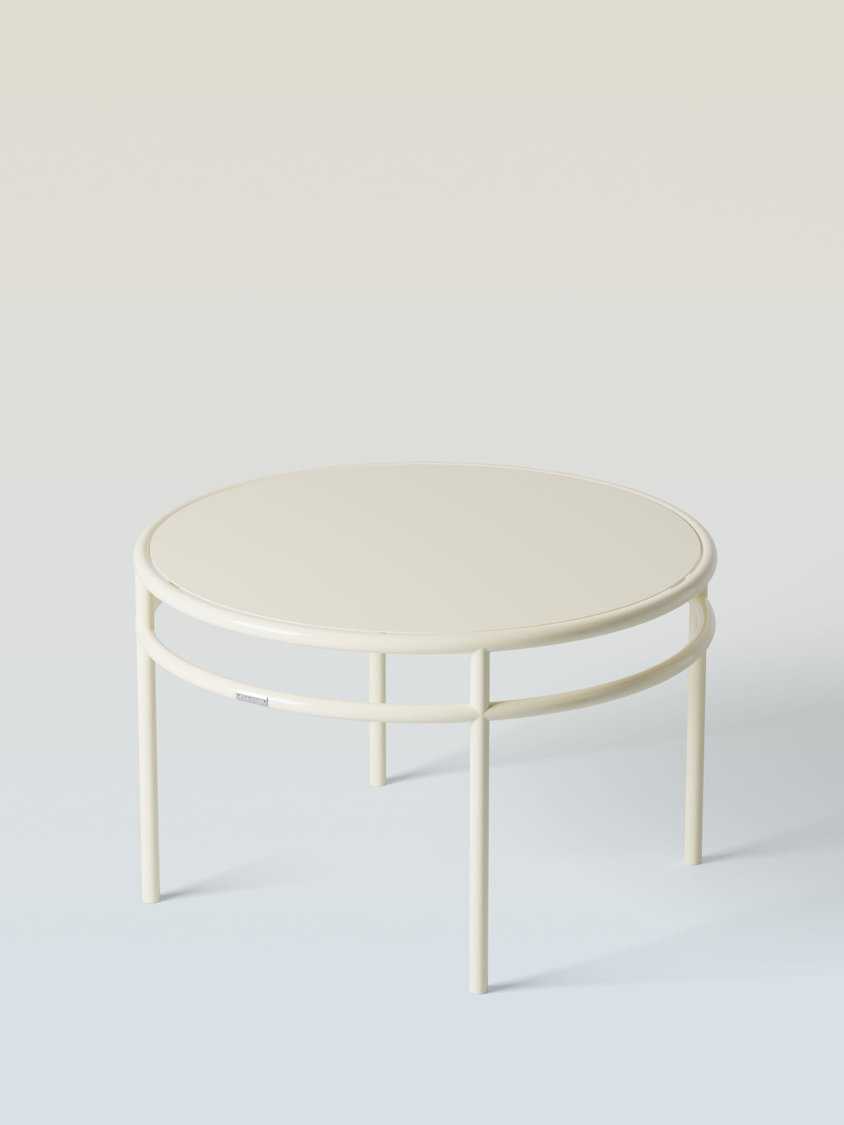 Épure Ø80 Coffee Table - Pearly White
