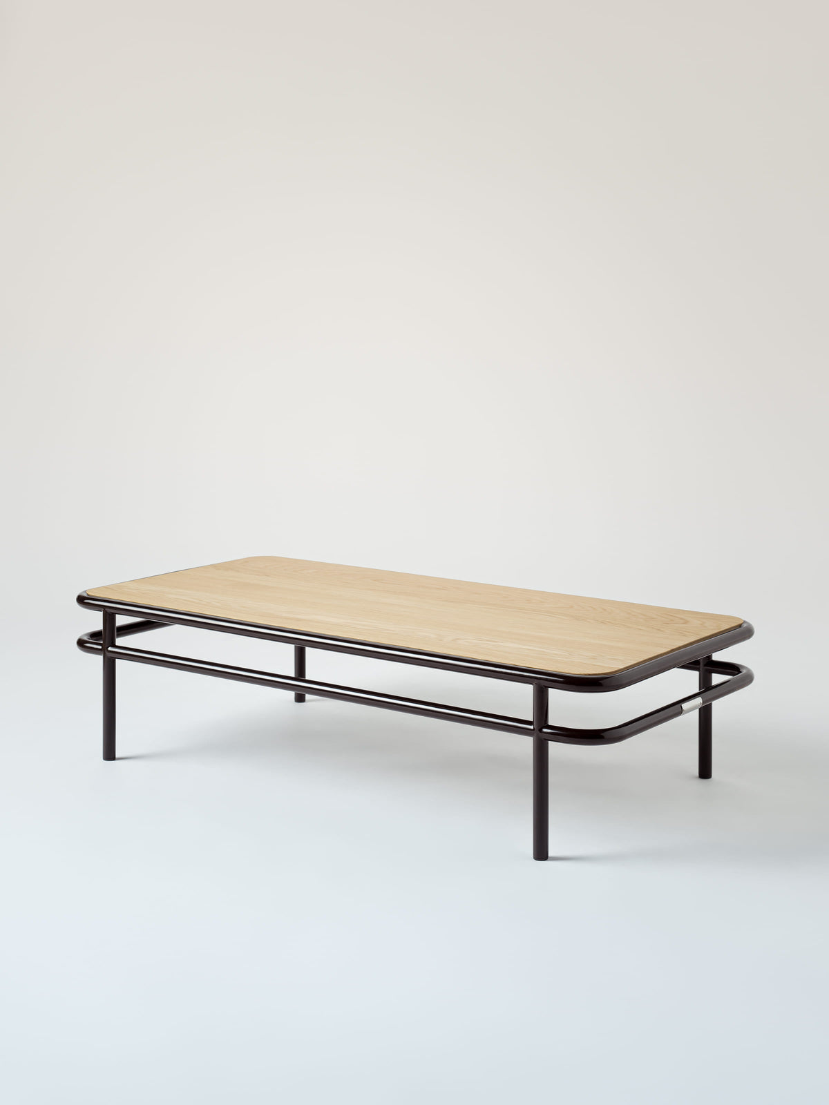 UD 120x60 / natural oak top Coffee Table - Brown Black
