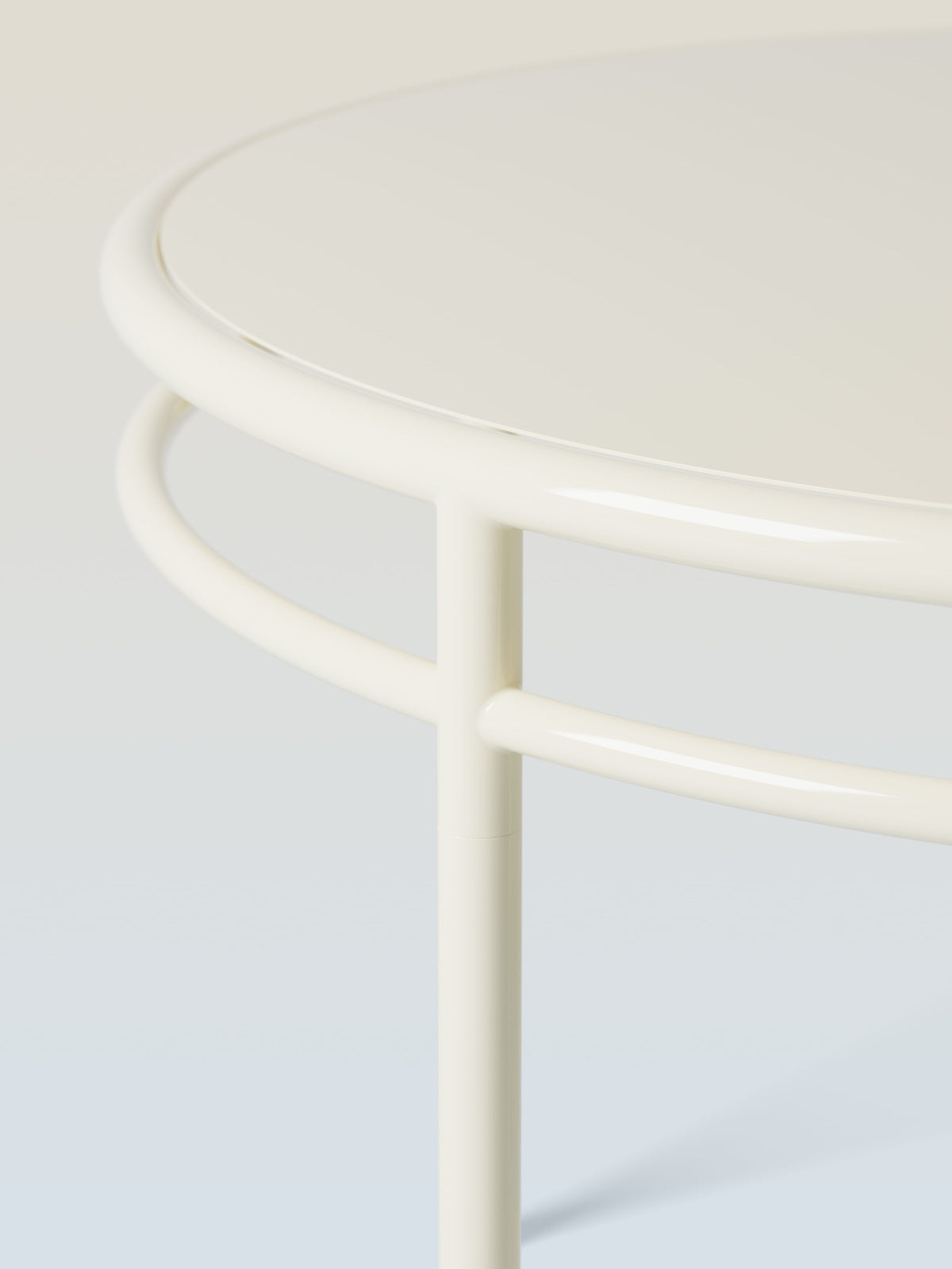 Épure Ø120 Table - Grey Beige