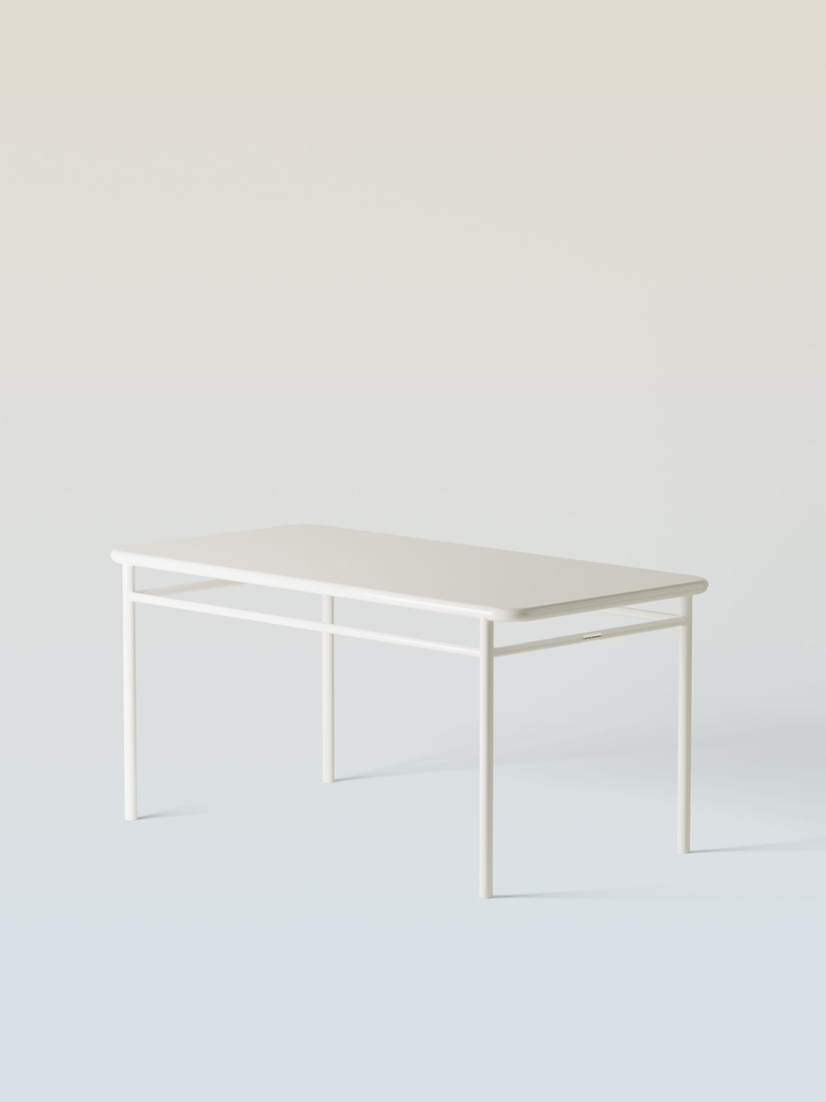 T37 160x80 Table - Pure White