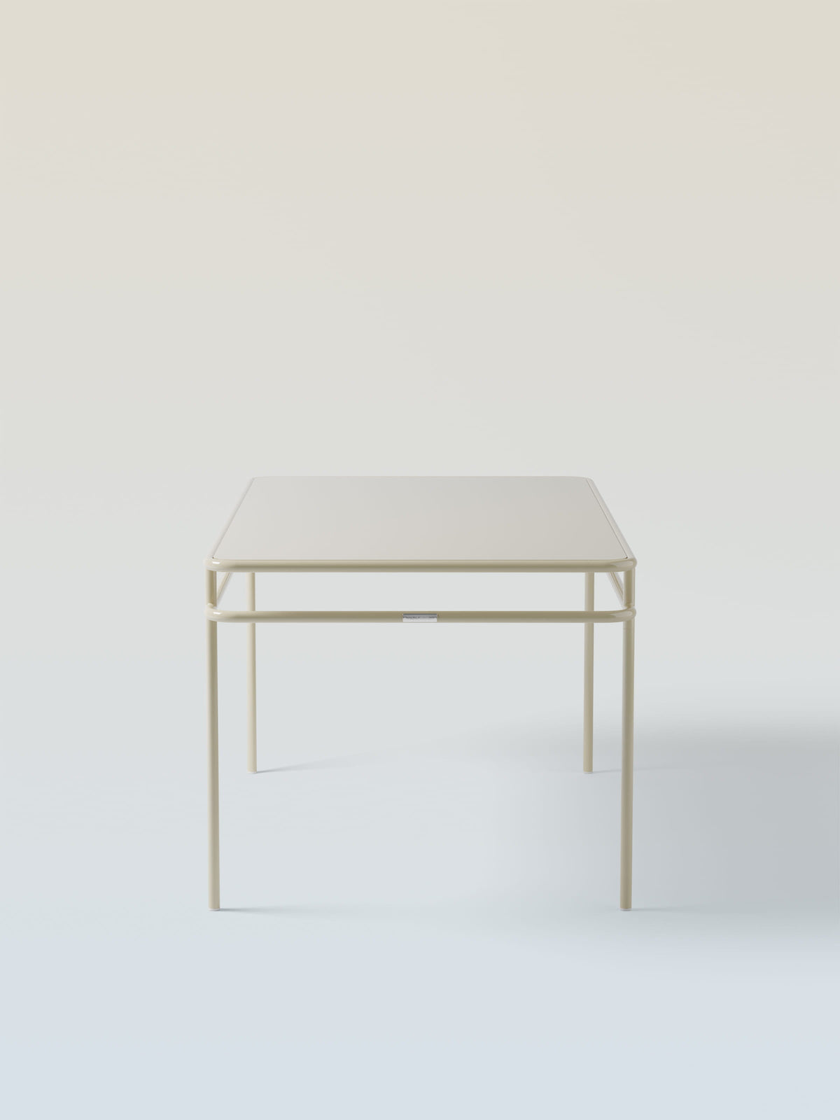 UD 160x90 / metal top Table - Brown Black