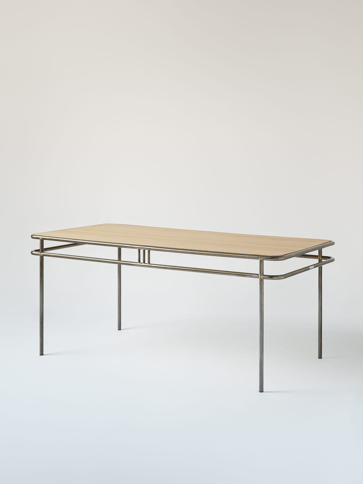 UD 180x90 / natural oak top Table - Raw Varnished