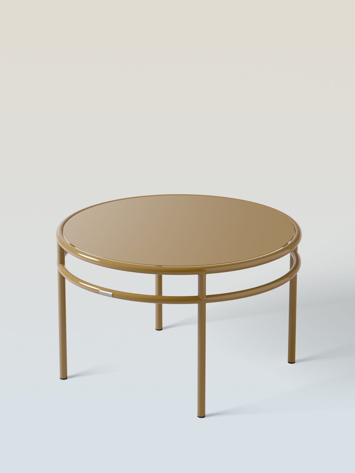 Épure Ø80 Coffee Table - Brown Green