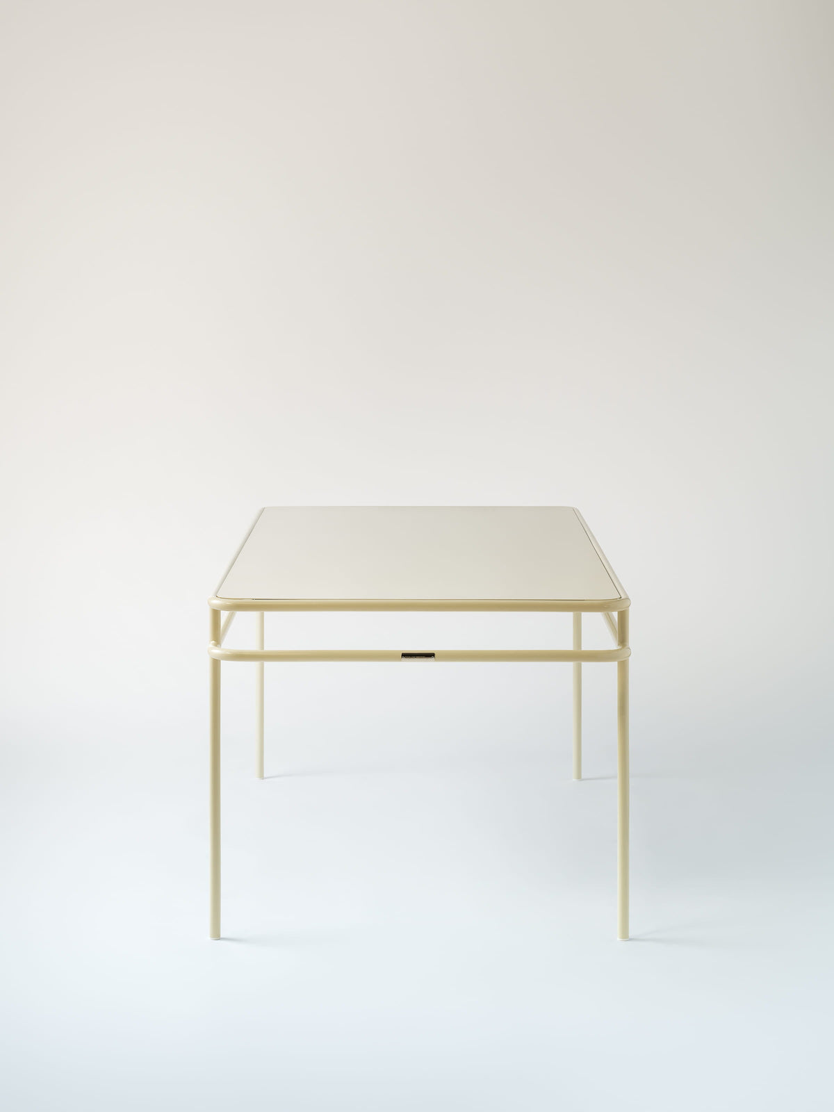 UD 180x90 / metal top Table - Brown Black
