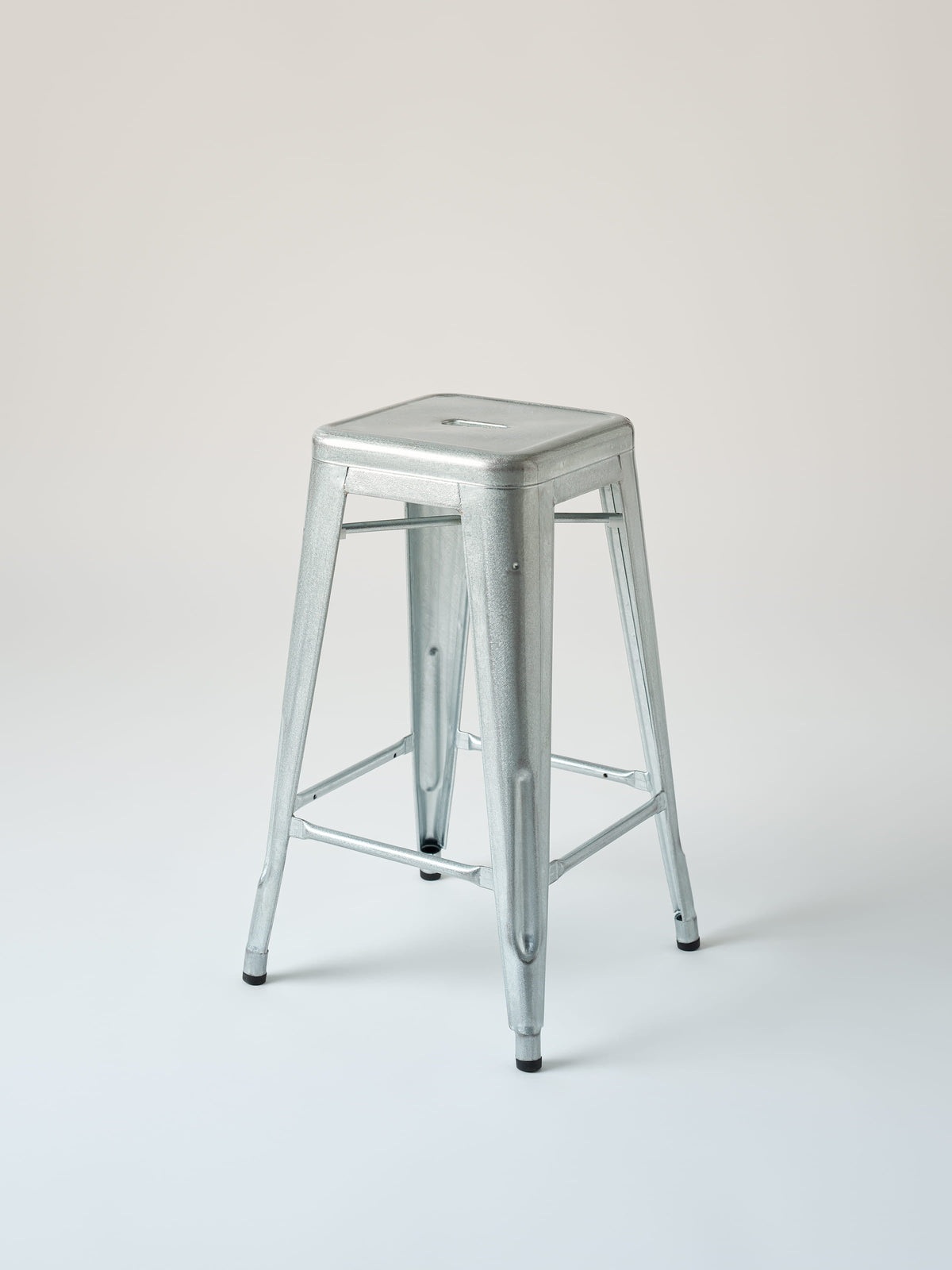 H65 Stool - Galvanized Varnished