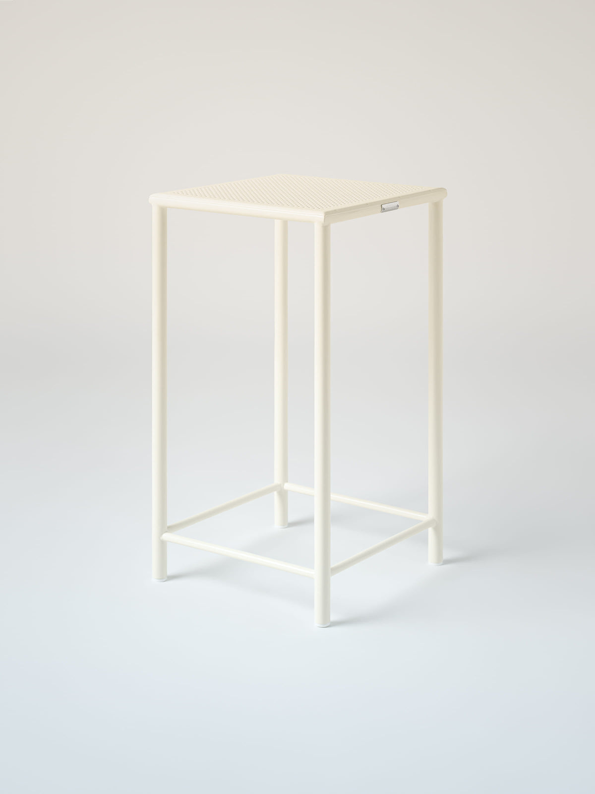 Tressé H75 Stool - Pearly White