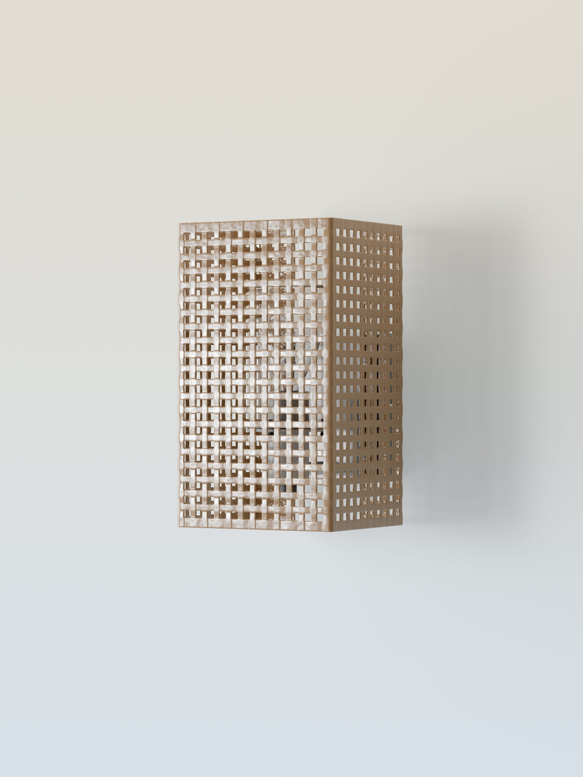 Tressé Outdoor Wall Light - Grey Beige