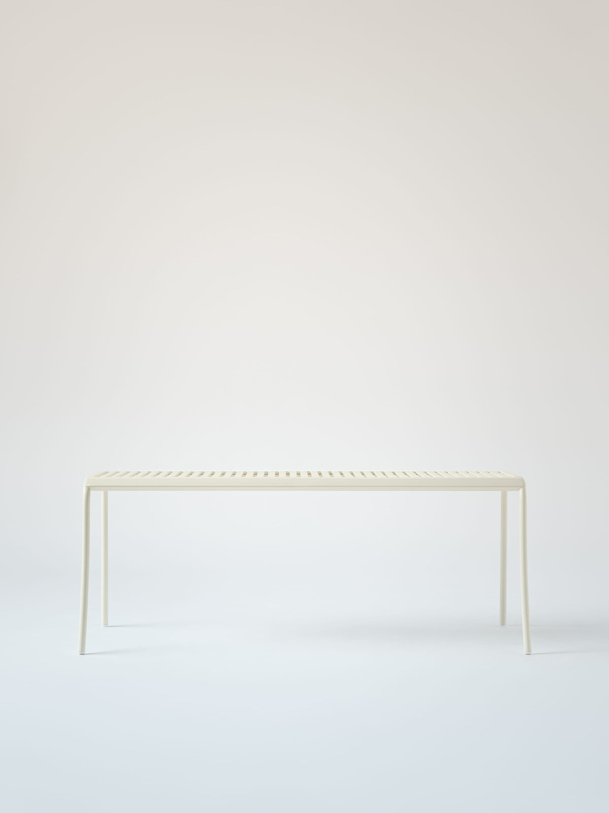 Patio Bench - Pearly White