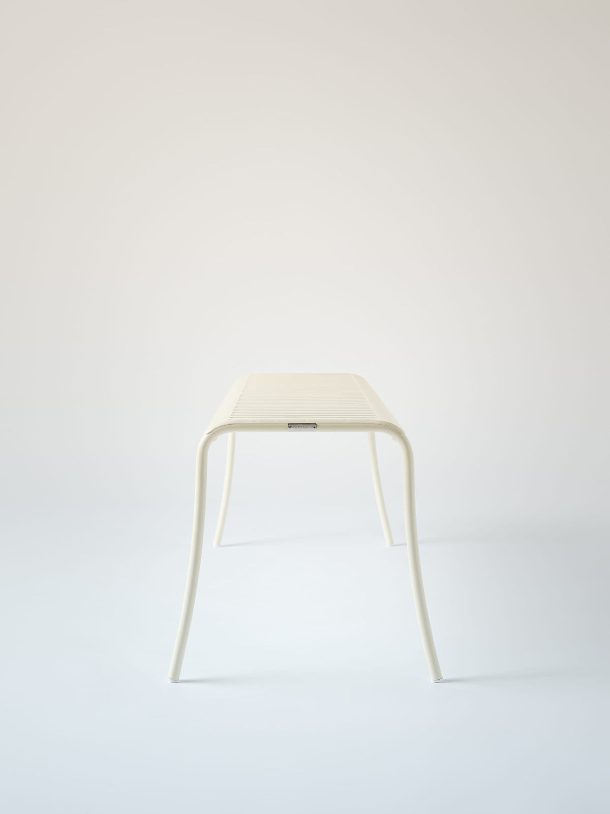 Patio Bench - Pearly White