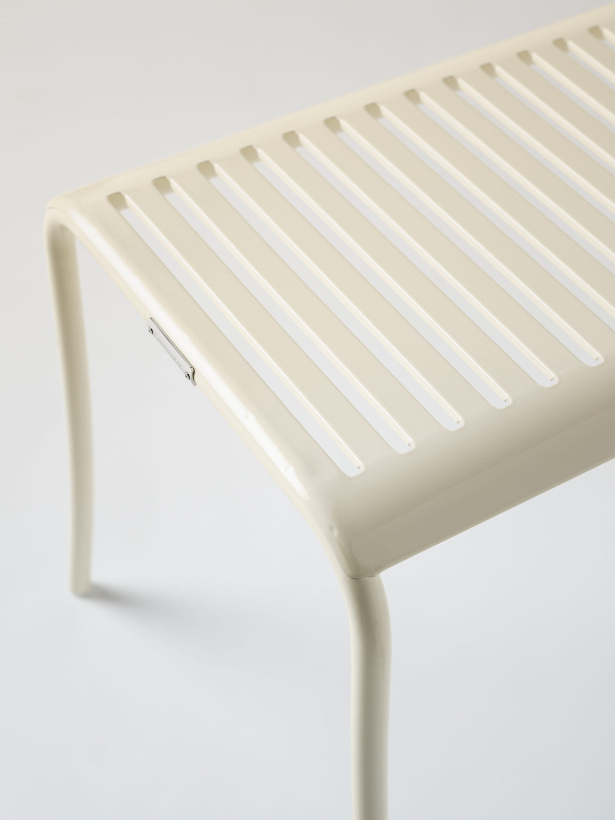 Patio Bench - Pearly White