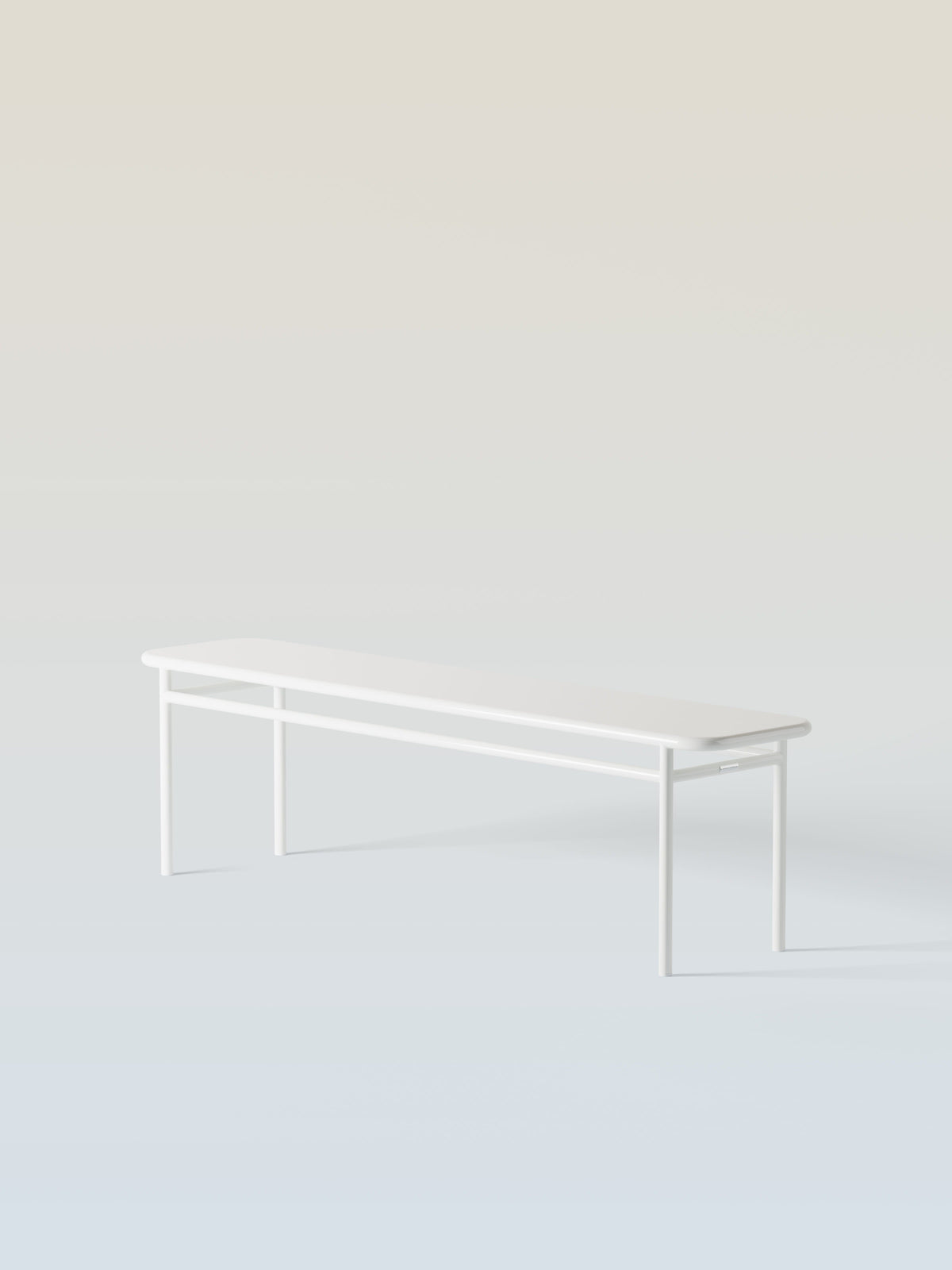 T37 160 Bench - Pure White
