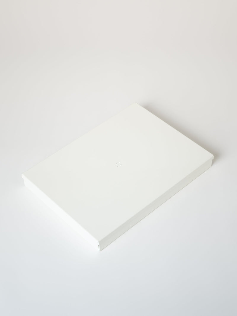 Metal Box Size L - Pure White