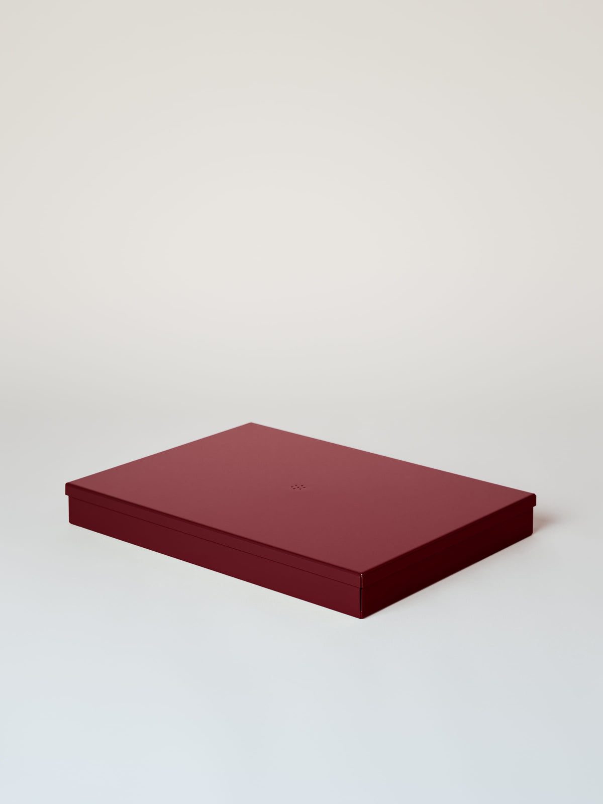 Metal Box Size L - Red Wine