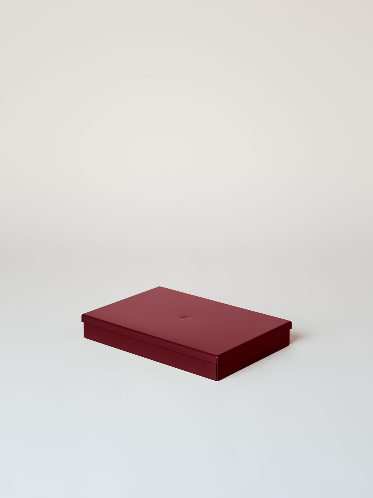 Metal Box Size M - Red Wine