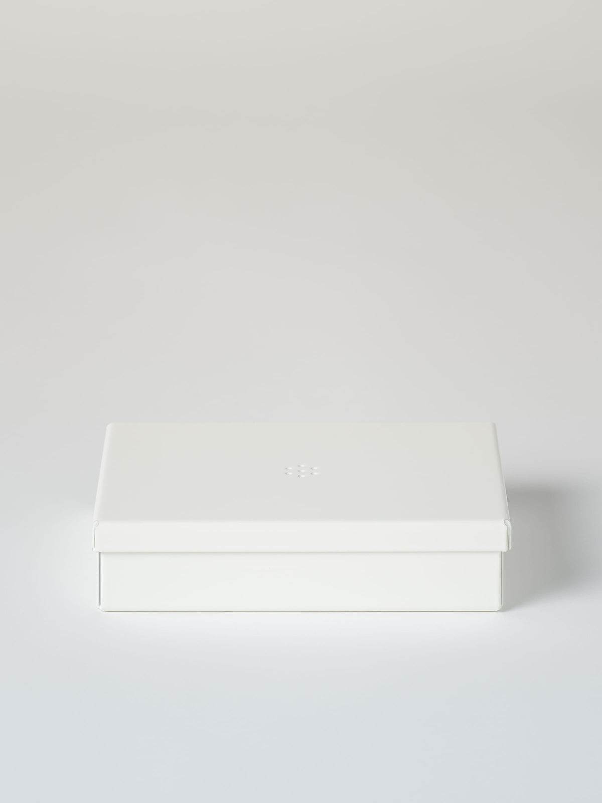 Metal Box Size S - Pearly White