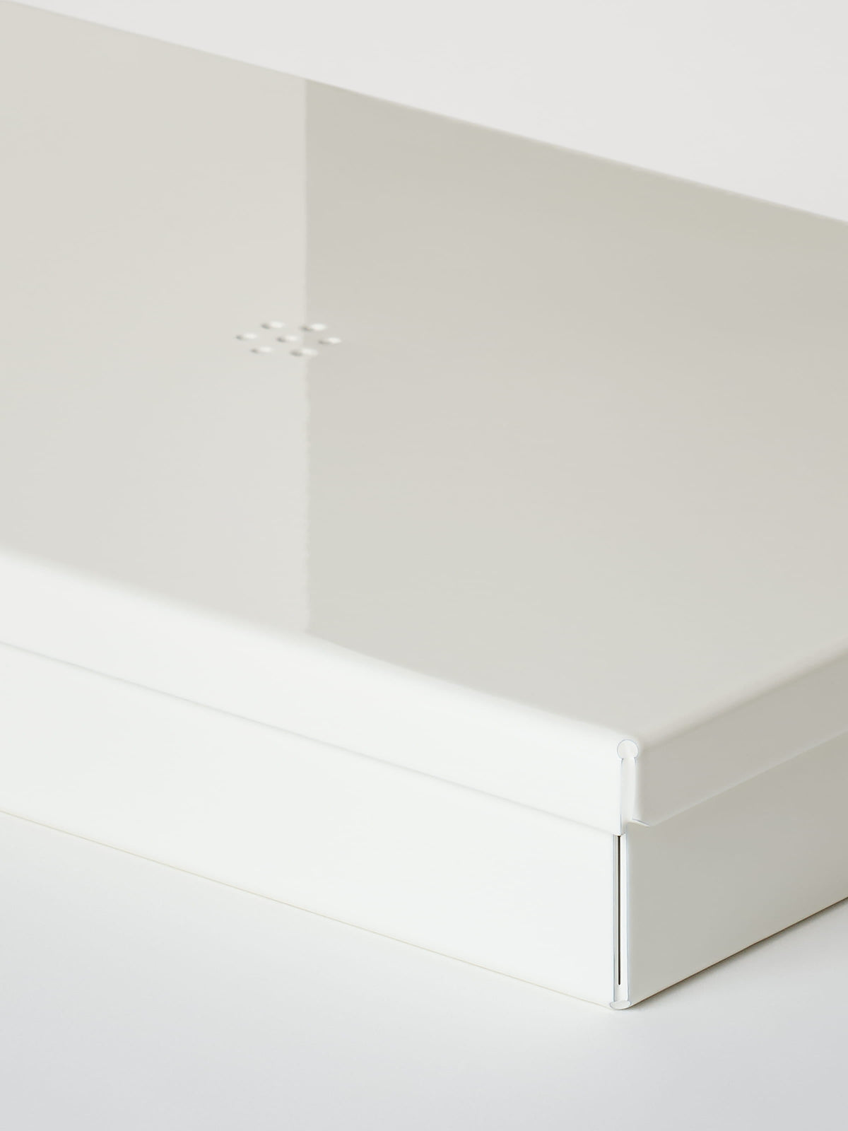Metal Box Size M - Pure White