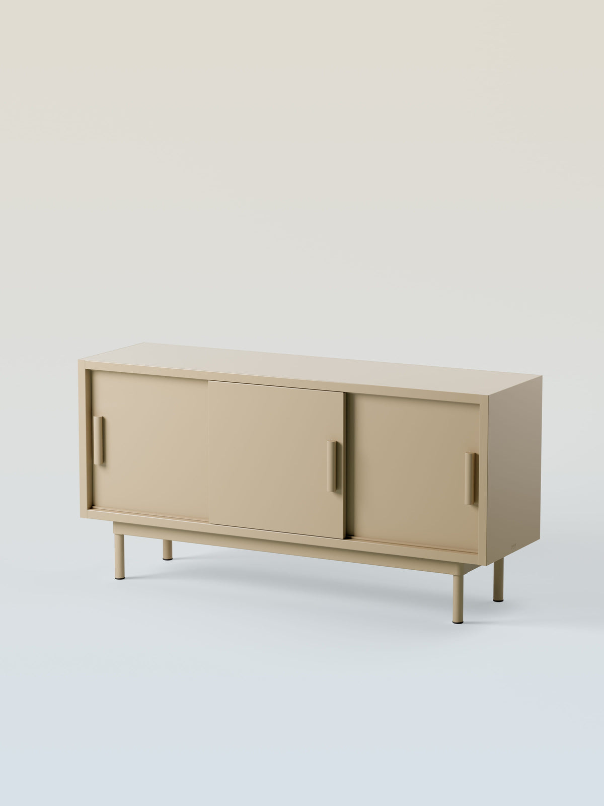 3-Sliding-Door Sideboard - Grey Beige