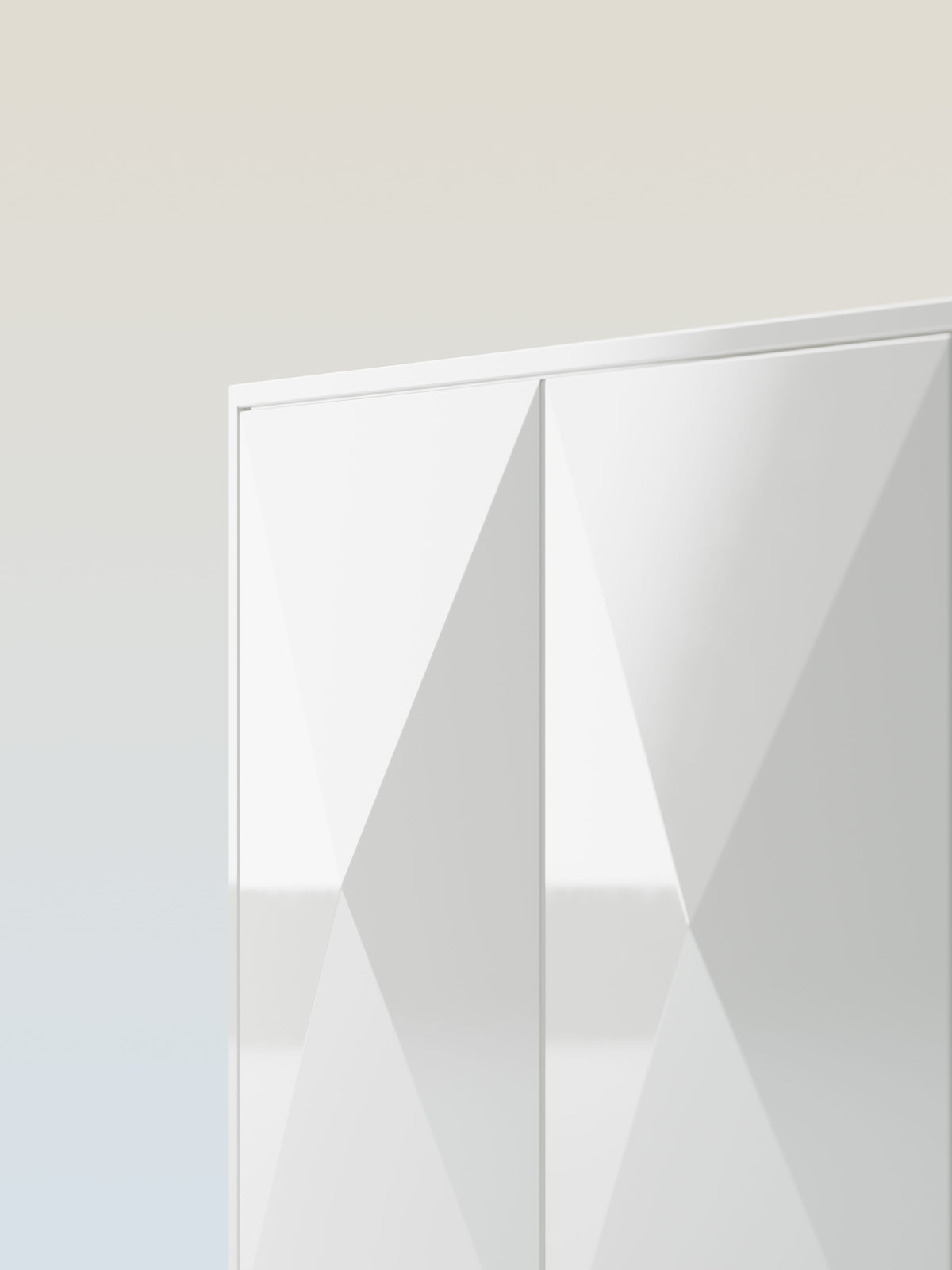 Diamond 2-Door Locker - Grey Beige