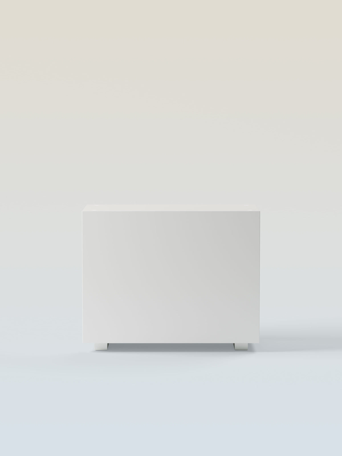 Diamond 2-Door Locker - Pure White