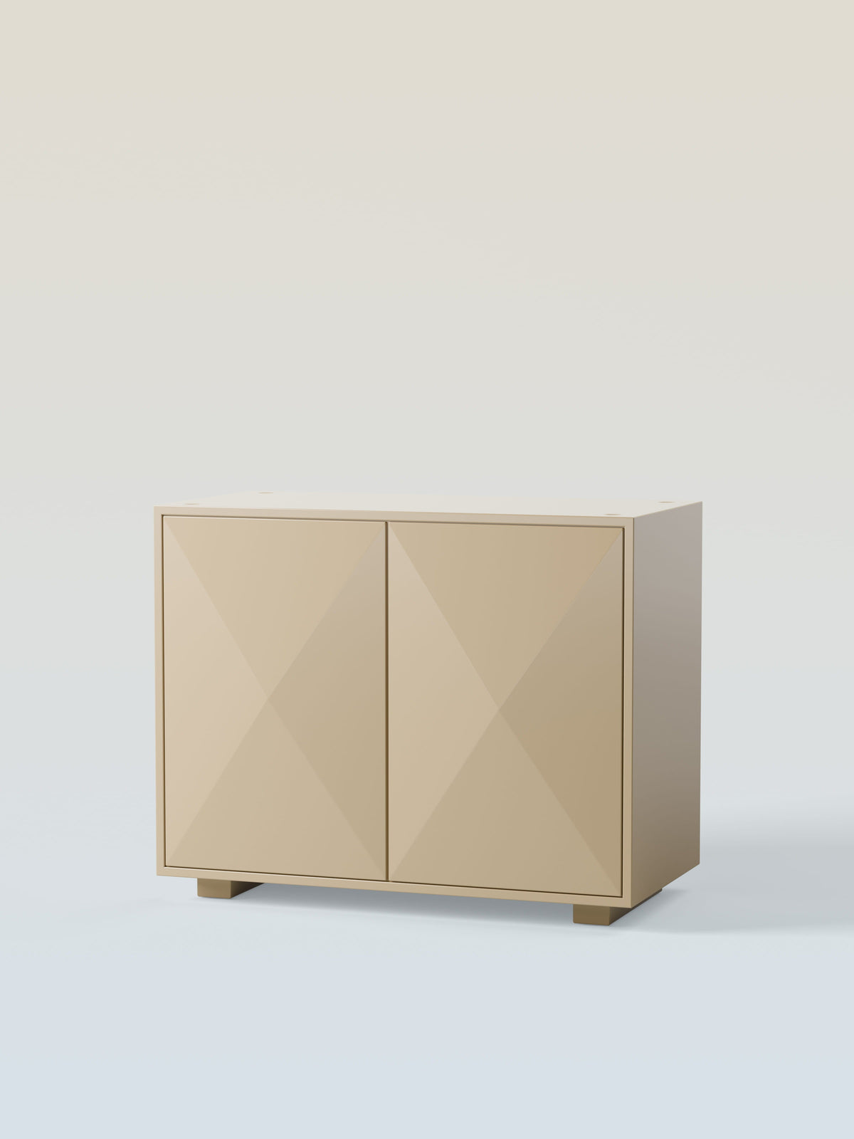 Diamond 2-Door Locker - Grey Beige