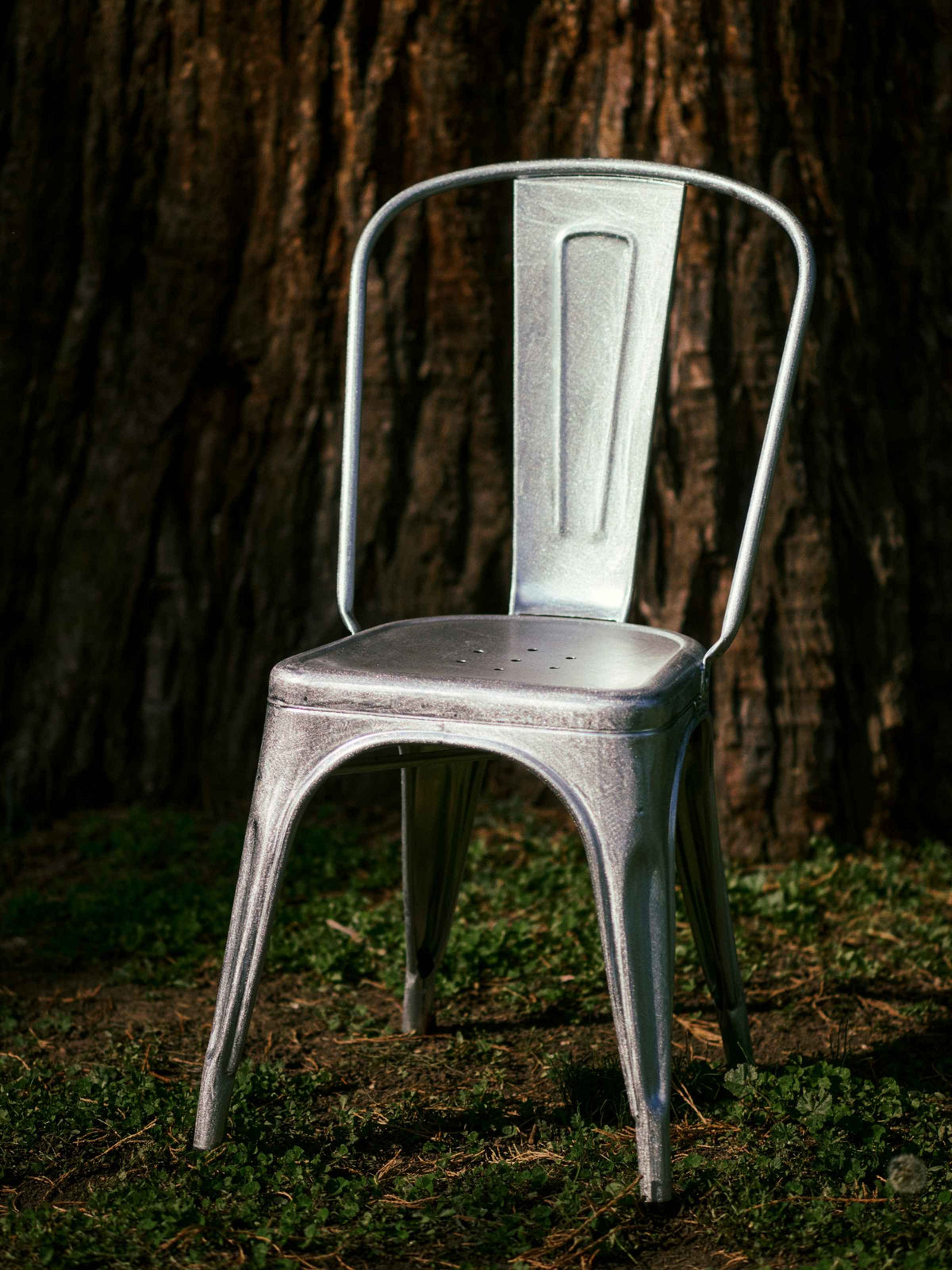 A Chair - Galvanized Varnished