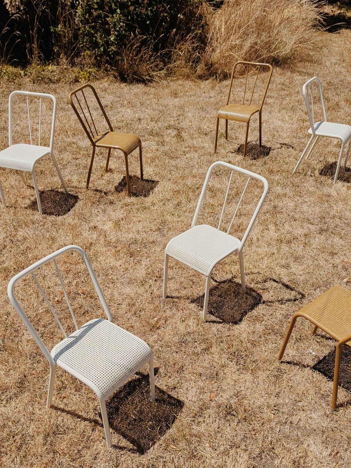 Tressée Chair - Pearly White