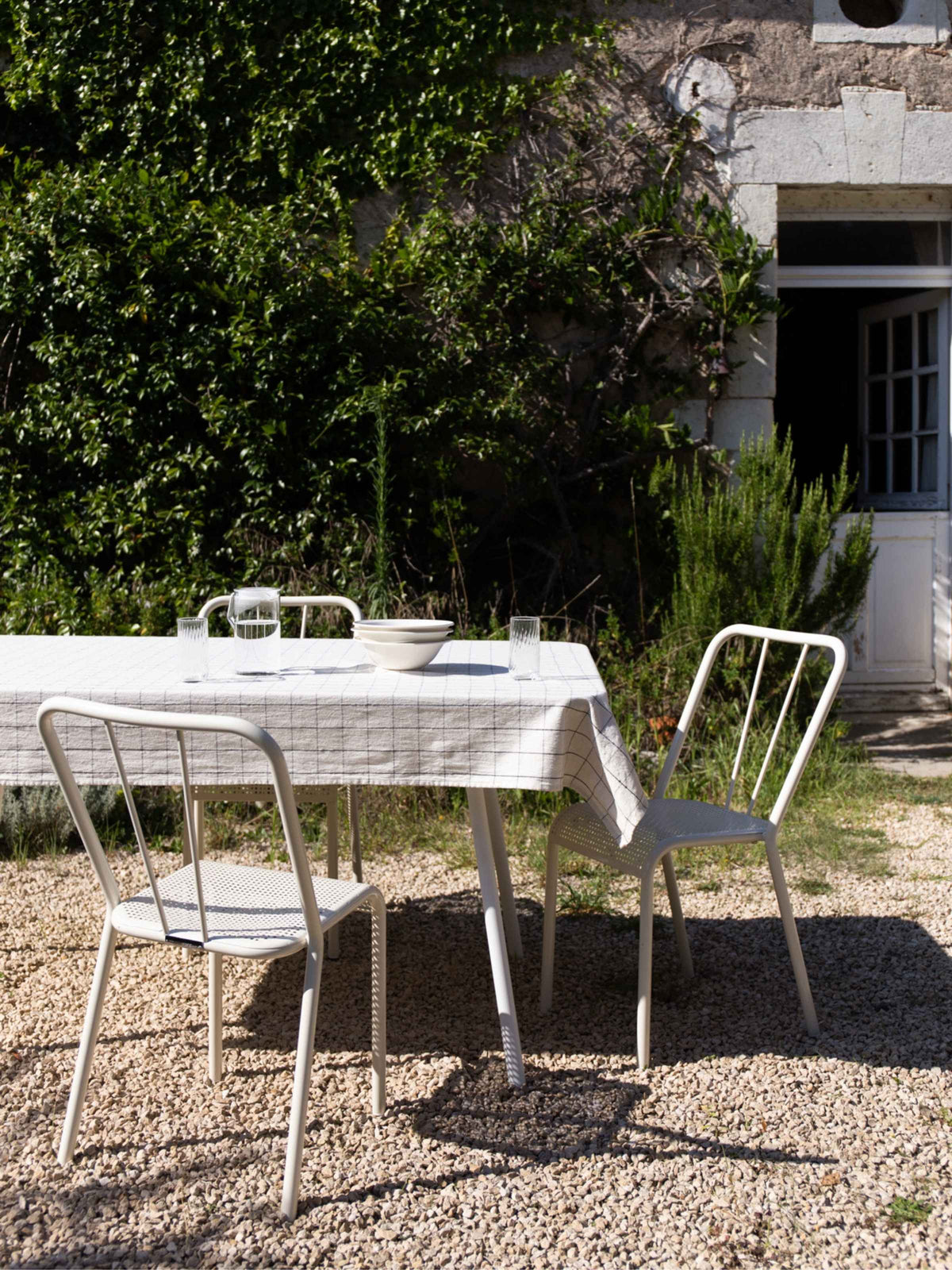 Tressée Chair - Pearly White
