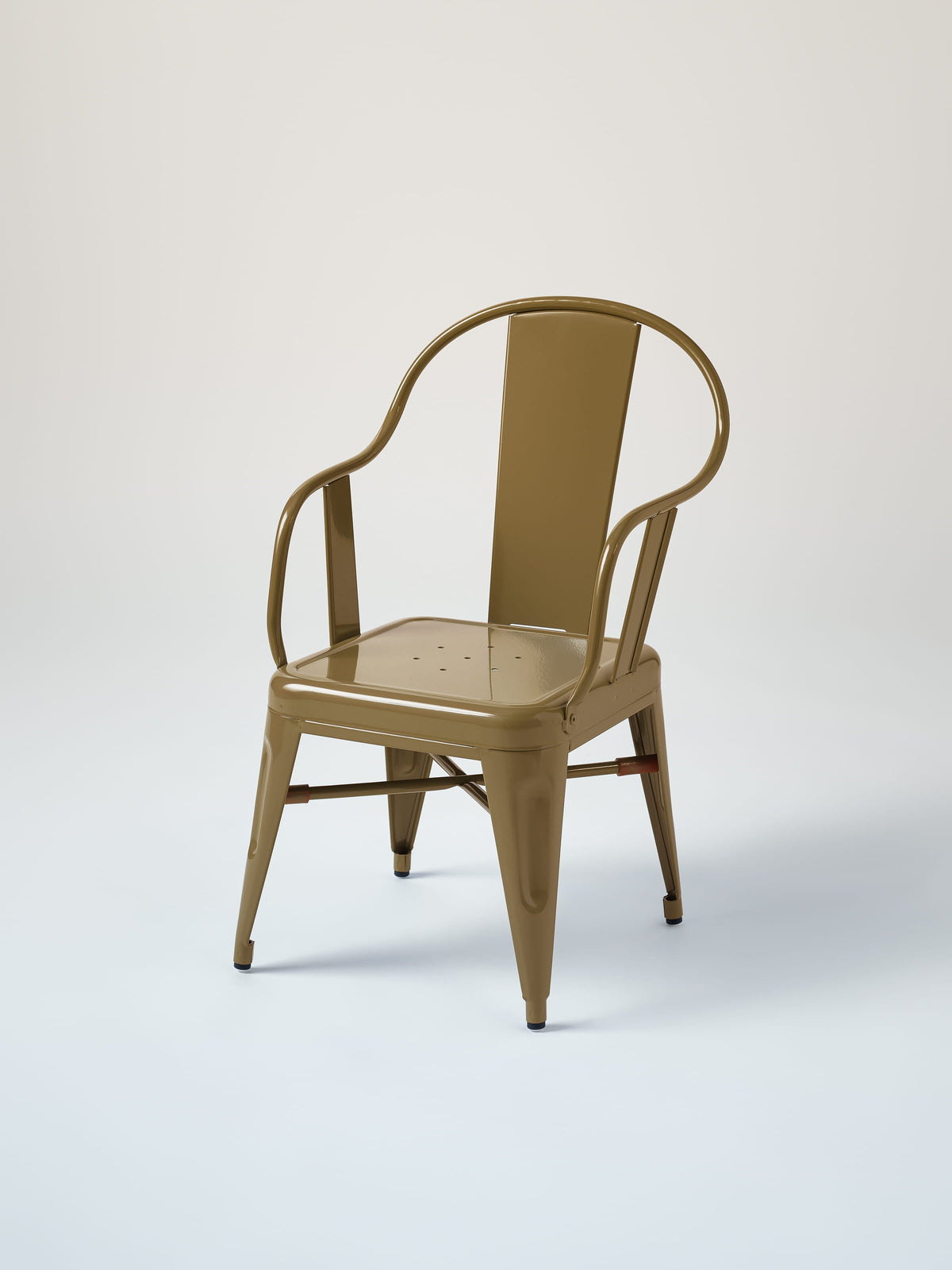 Mouette Armchair - Brown Green