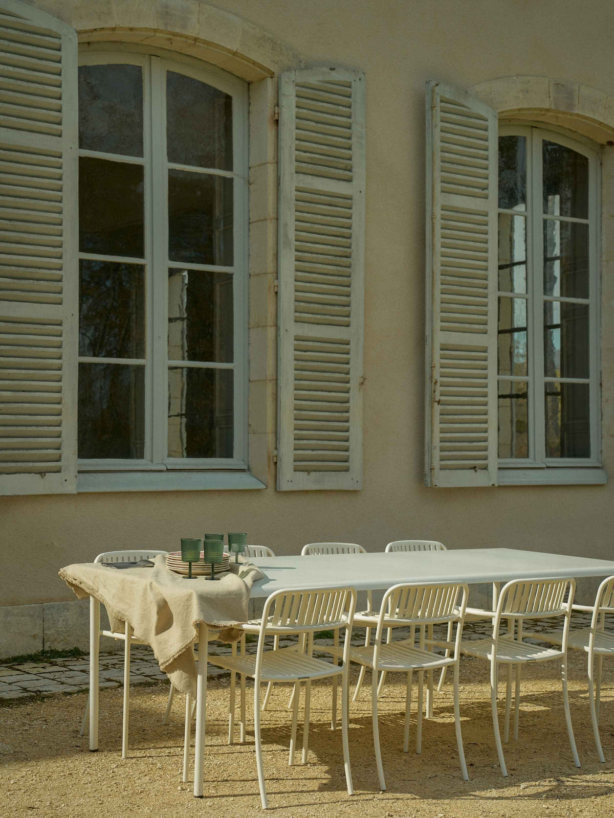 Patio Armchair - Pearly White