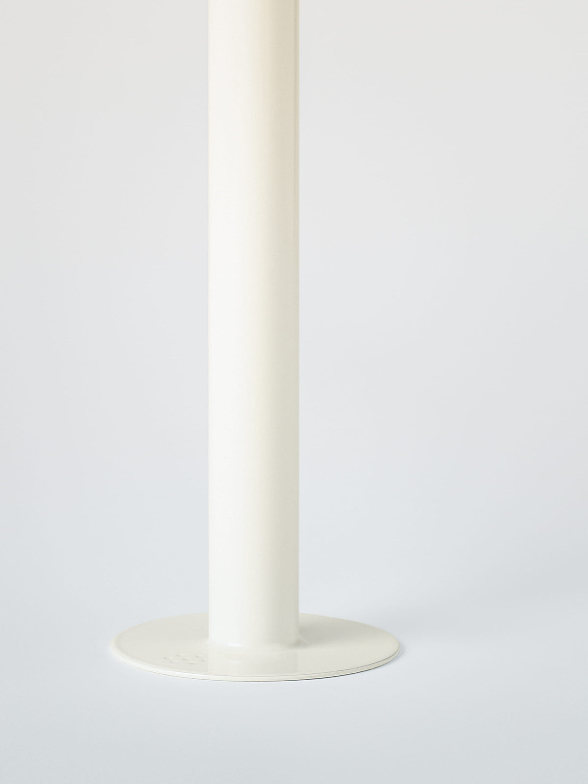 Large Candle Holder with Beeswax Candle - Pearly White