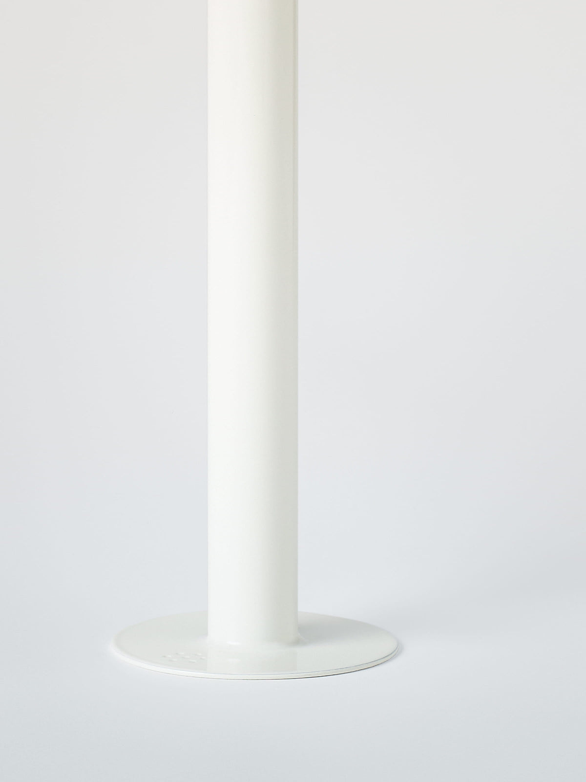 Large Candle Holder with Beeswax Candle - Pure White