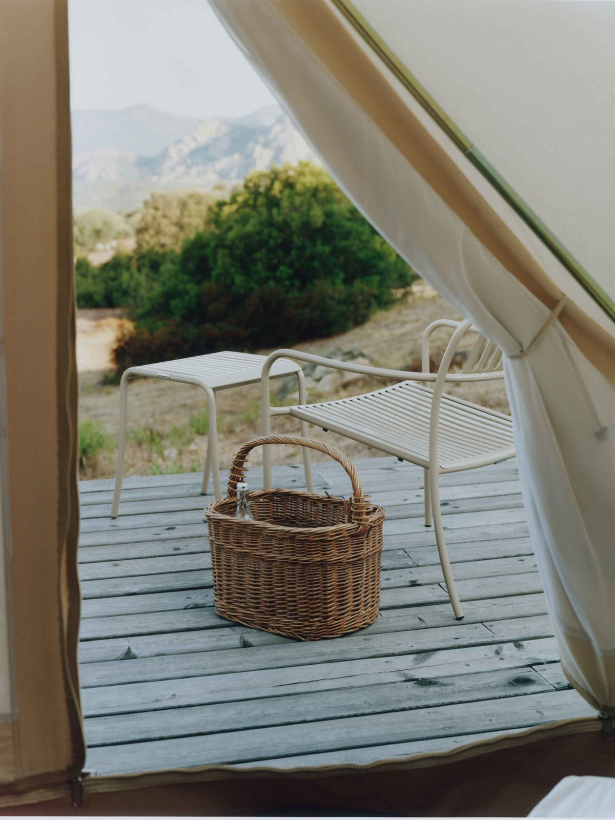 Patio Lounge Armchair - Green Rush