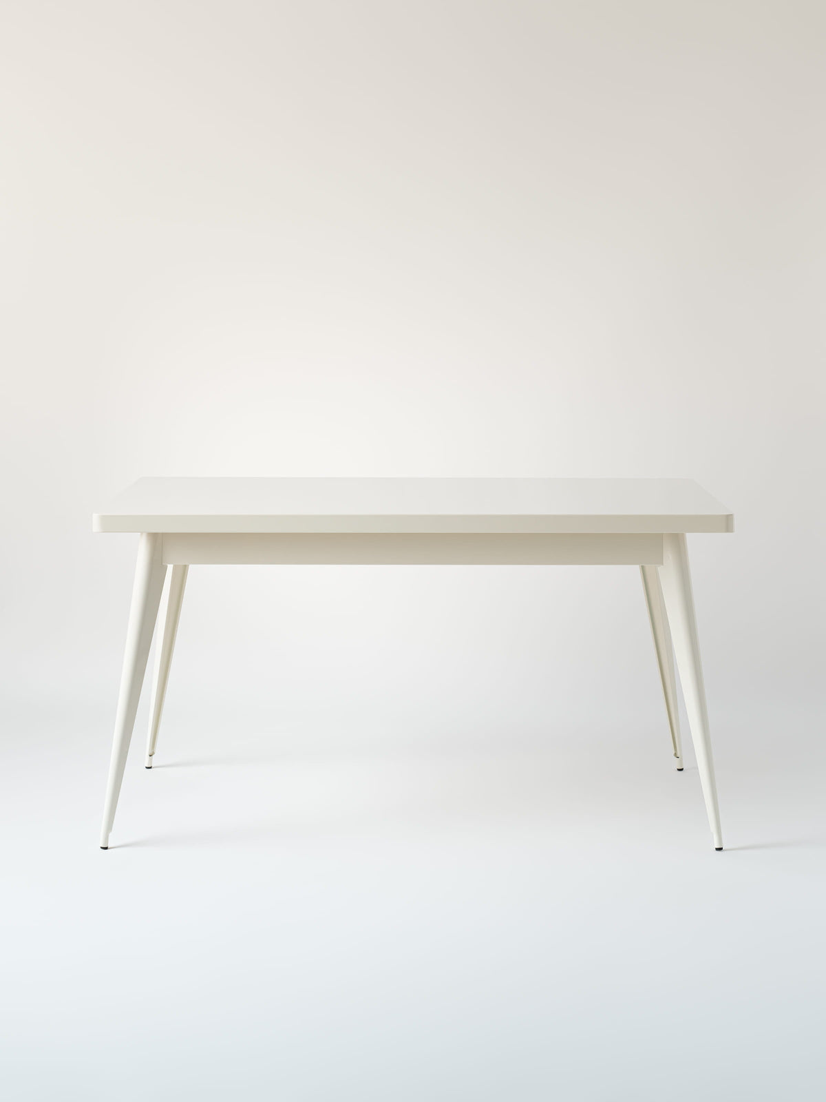 55 140x80 / metal top Table - Grey Beige