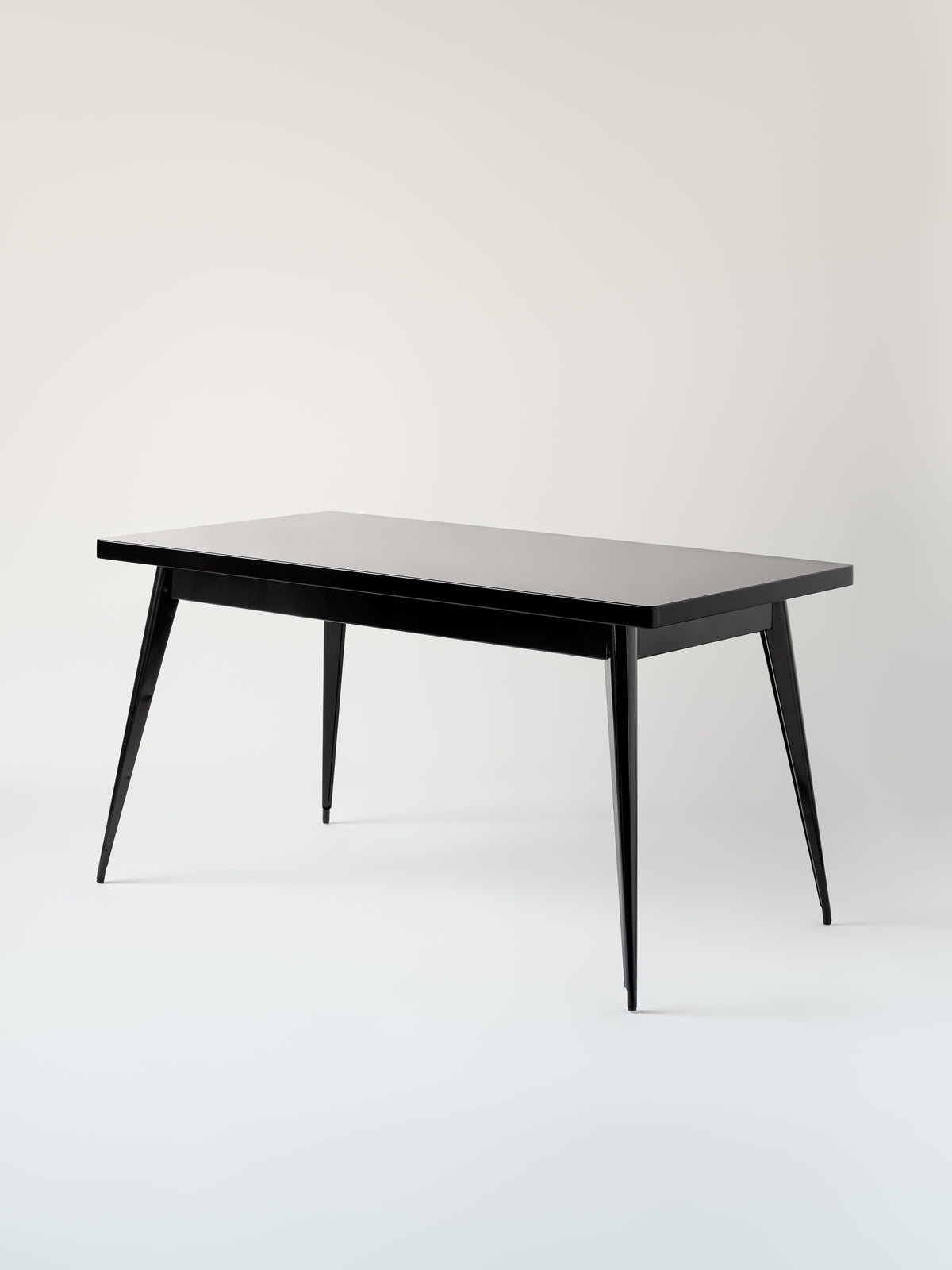 55 140x80 / metal top Table - Dark Black