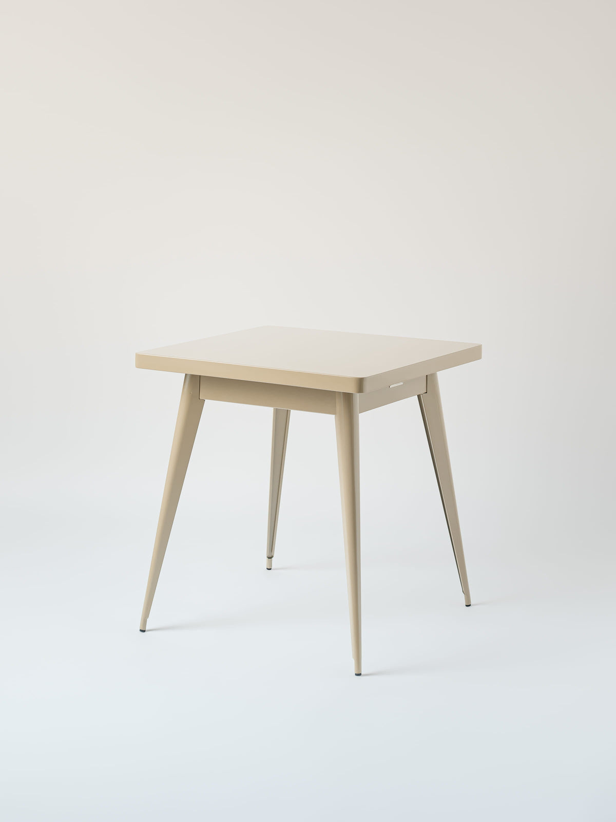 55 70x70 / metal top Café Table - Grey Beige