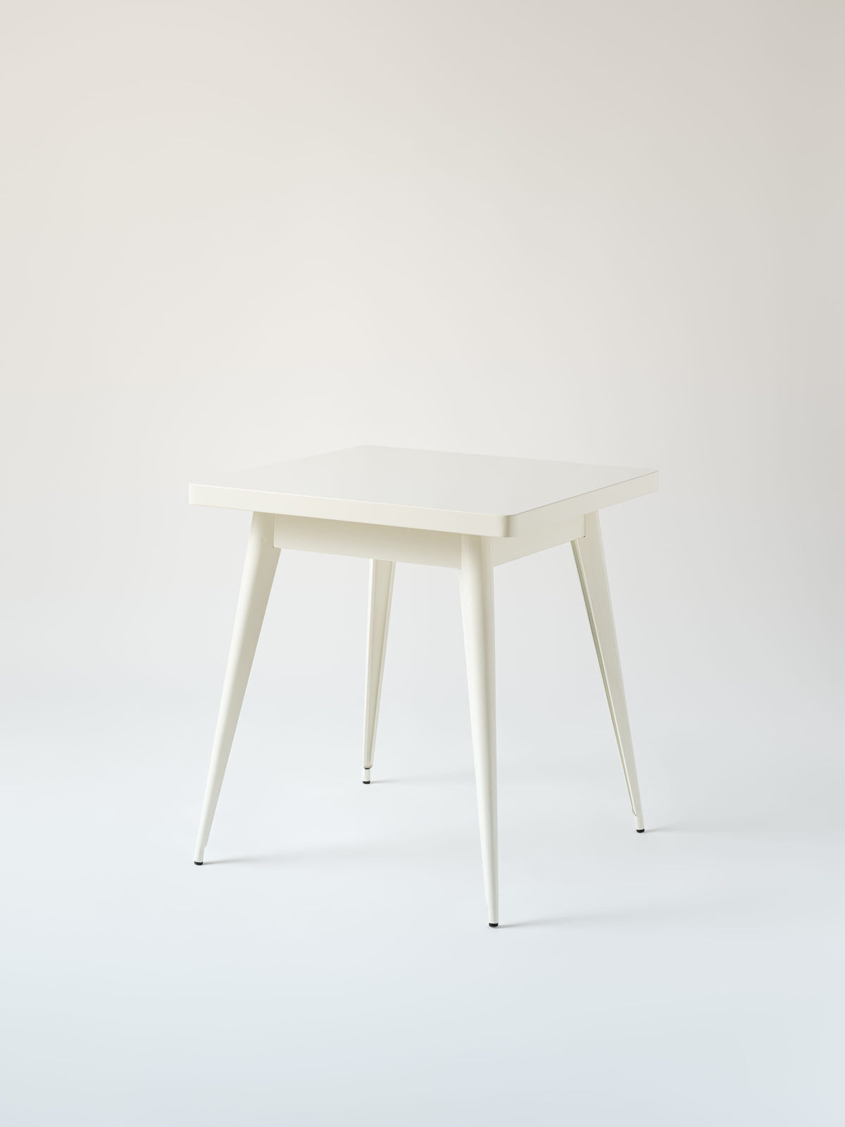 55 70x70 / metal top Café Table - Pure White