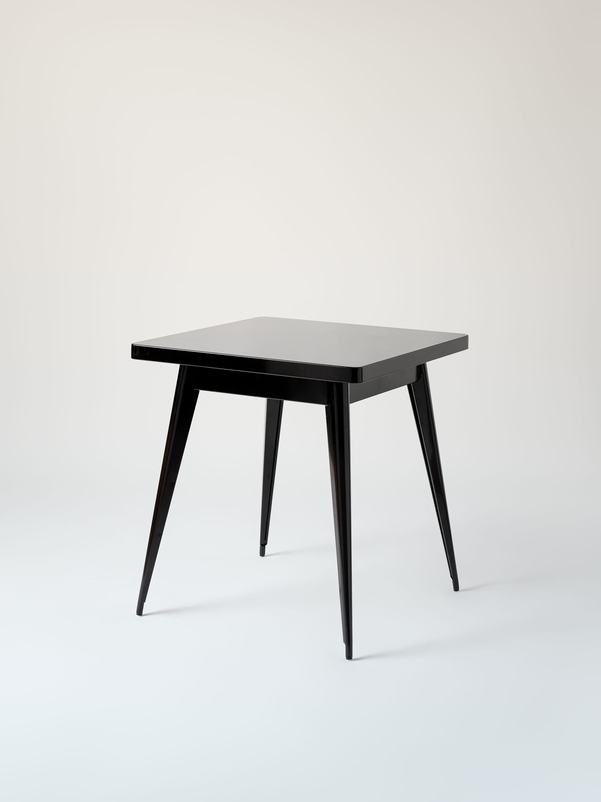 55 70x70 / metal top Café Table - Dark Black