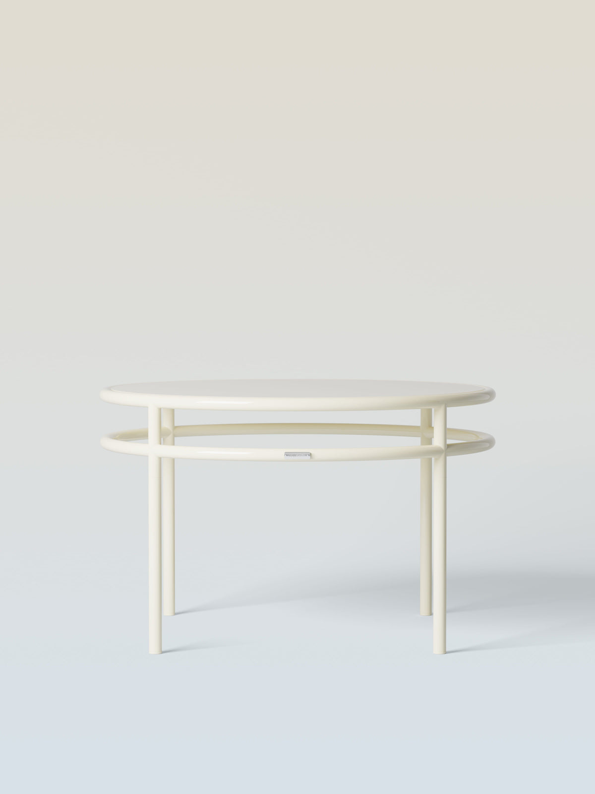 Épure Ø80 Coffee Table - Brown Green