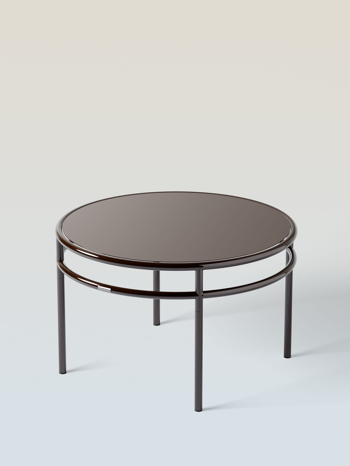 Épure Ø80 Coffee Table - Brown Black