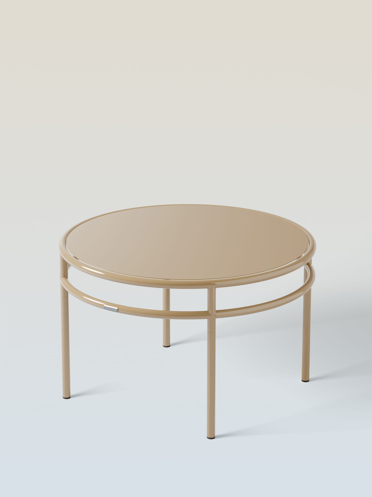 Épure Ø80 Coffee Table - Grey Beige