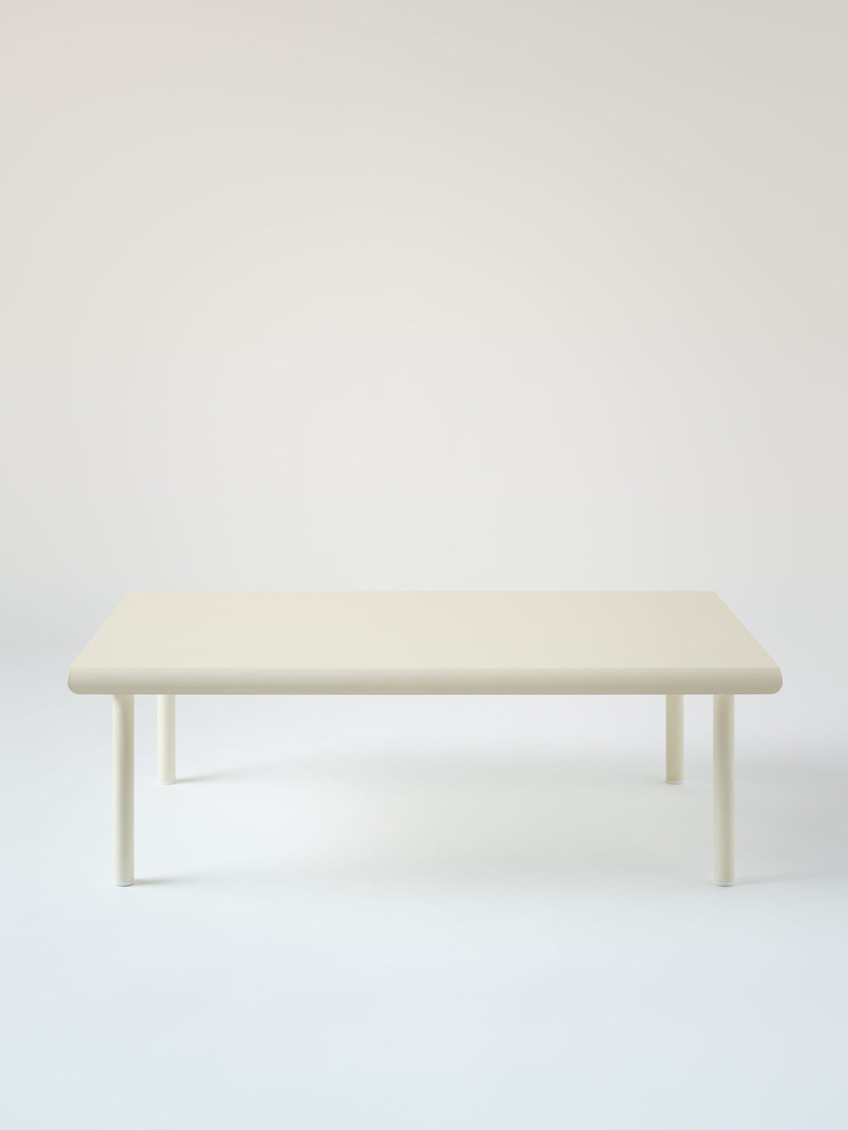 Patio 110x70 Coffee Table - Pearly White