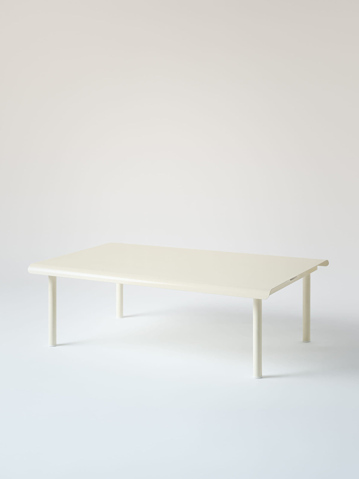 Patio 110x70 Coffee Table - Pearly White