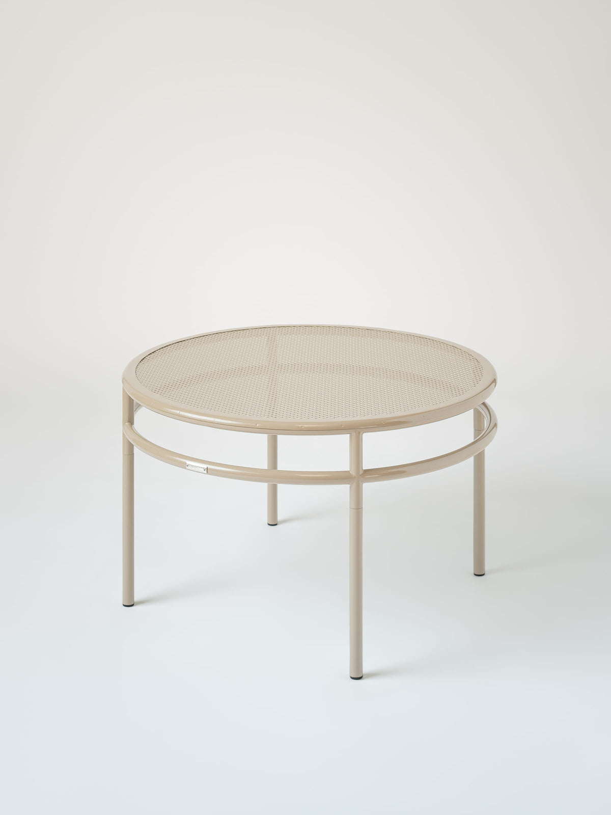 Tressée Ø80 Coffee Table - Grey Beige